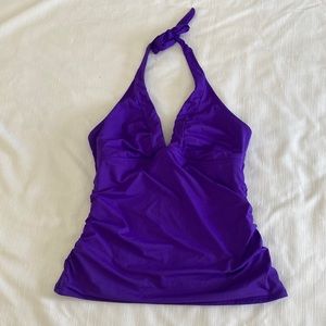Athleta Shirrendipity halter tankini M